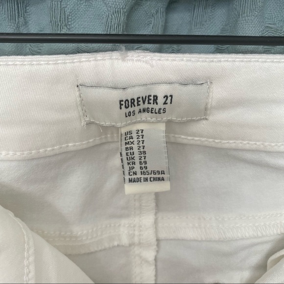 🌈5/$25 BUNDLE! NWT💥 Forever 21 white pant trousers - Picture 3 of 7